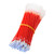 Anniston School Stationery 10Pcs 0.5mm Nib Smooth Ink Gel Pen Refills Office School Stationery Supplies for Middle High School Office College Student Girl Boy Adult Red