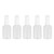 Exceart 5pcs Plastic Spray Bottle Transparent Mini Empty Atomizer Perfume Pump Spray Bottle Mini Spray Bottle 50ml  Random Color