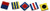 Skippers Embroidered International Code Flags Iron On or Sewn 5 8 inch sq  Letter B Code Flag Letter