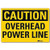 SmartSign  Caution - Overhead Power Line  Label   10 inch x 14 inch 3M Engineer Grade Reflective