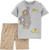 Carters 2-Piece Monkey Tee  and  Poplin Short Set  9 Months