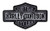 Harley-Davidson Screen Printed Premium B and S Emblem Patch Black  and  Gray EM343802