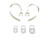2 Ear Loop Hooks 3 SML Gel Buds for Plantronics Discovery 925 975