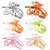 Ondder 6 Pack Butterfly Hair Claw Clips Non Slip Big Hair Clips Fashion Hair Claw Barrettes Strong Hold Hair Catch Barrette Jaw Clamp for Thick Thin Hair Fashion Hair Accessories for Women Ladies Girls