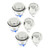 6 in 1 12mm 16mm Thread SPST 1NO Momentary Push Button Switch 24V 3A