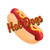 Hotdogs Concession Restaurant Food Truck Die-Cut Vinyl Sticker 10 inches