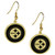 NFL Pittsburgh Steelers Gold Tone Earrings Dangle