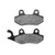 KMG Front Brake Pads Compatible with 2005-2011 Yamaha TTR 230 - Non-Metallic Organic NAO Brake Pads Set