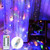 FUNPENY Window Curtain String Lights 300 LED 8 Lighting Modes Fairy Lights USB Powered Waterproof Lights for Christmas Bedroom Party Wedding Home Garden Wall Decorations  Multicolor