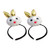 Amosfun 2pcs Led Light up Bunny Rabbit Ears Headband Easter Rabbit Costume Cosplay Party Favors