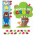 Creative Teaching Press Woodland Friends Growth Chart Mini Bulletin Board Set  6992