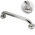 beiyoule Shower Grab Bar Grab Bathtub Hand Rail Bathroom Stainless Steel Bar Chrome Rails Safety Handle