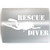 RESCUE DIVER - PICK COLOR  and  SIZE - Scuba Diver Diving Vinyl Decal Sticker A