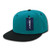 DECKY 2Tone Flat Bill Snapbacks Teal Black