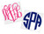 Monogram Decal Stickers for Yeti Your Choice of Color  and  Style   Decals by ADavis