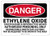 OSHA Danger Safety Sign Ethylene Oxide Cancer Hazard