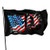 Patriotic American USA Flag Lineman 3x5 FT American Flag Outdoor Banner Family Banner Garden Banner Black