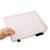 Transparent Storage Box Clear Plastic Document Paper Filling Case A4 File Box - Black ruiycltd