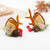 Cagora Christmas Headband Reindeer Antlers Hair Pins Antlers Xmas Hair Clips Elk Deer Animal Horns Headpiece Deer Horn Ears and Berries Hairpin Christmas Hair Accessories for Women and Girls 2 Pcs