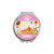 A Day At The Circus Pattern Mini Double-sided Portable Makeup Mirror Queen