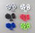 Conductive Silicone Button Pad Part for Gameboy Advance GBA Controller Conductive Pads Replacement  White