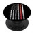 American Flag Thin Red Line Firefighter Cool Fireman Gifts PopSockets Grip and Stand for Phones and Tablets