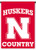 NCAA Nebraska Cornhuskers 2-Sided Country Garden Flag Team Color