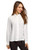 oodji Ultra Womens Basic Blouse in Flowing Fabric White 6