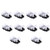 SUPERNIGHT 10 Pack 2 Pin LED Connector for Waterproof 10mm 5050 5630 Single Color LED Strip Lights Strip to Wire Quick Connection Without Stripping Wire