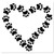 Dog Paws Heart Shaped Decal Version 1 - Pet Dog Footprint Heart Shaped Custom Vinyl Sticker Version 1 - Dog Lover Decal - Many Colors and Sizes to Choose From