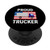 Proud Trucker USA Flag Gift Truck Driver American Flag PopSockets Grip and Stand for Phones and Tablets