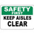 Safety First Keep Aisles Clear Osha LABEL DECAL STICKER Sticks to Any Surface 10x7