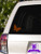 Overly Attached Decals Whimsical Butterfly Vinyl Car Decal - 6 inch Brown