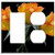 2-Gang Rocker GFCI Outlet Combination Wall Plate Cover - Flowers Roses Bouquet Bouquet Of Roses Plant Love