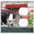 2-Gang Toggle Outlet Combination Wall Plate Cover - Cat Animals Garden Flowers Pet Black And White Cat