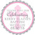 Girls Pink Cross Stickers And Favor Gift Tags For Baptism Christening Baby Dedication First Communion or Confirmation