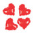Fun Express Mini Inflatable Hearts - Toys - 12 Pieces