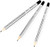 Faber-Castell Grip 2001 Triangular Eraser Tipped Graphite Pencils - B - Pack of 3