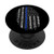 Thin Blue Police Line Law Enforcement American Flag Thumb PopSockets PopGrip Swappable Grip for Phones  and  Tablets