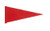 6 ft. Red Pennant Bicycle Safety Flag with Rear Axle Mounting Bracket