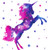 RW-D80 Dream Galaxy Purple Unicorn Wall Decals Removable Unicorn Wall Stickers with Glowing Stars Peel and Sticks Wall Art Decor for Kids Boys Girls Bedroom Nursery Bedroom Party Home Decoration  A RW-D80 Dream Galaxy Purple Unicorn Wall Decals Removable Unicorn Wall Stickers with Glowing Stars Peel and Sticks Wall Art Decor for Kids Boys Girls Bedroom Nursery Bedroom Party Home Decoration  A