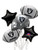 Anagram Bouquet Raiders Foil Balloons, Multicolor