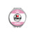 I Love Italy Word Love Heart Circle Stamp Mini Double-sided Portable Makeup Mirror Queen I Love Italy Word Love Heart Circle Stamp Mini Double-sided Portable Makeup Mirror Queen