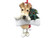 Wire Fox Terrier Ornament with Unique "Dangling Legs" Hand Painted and Easily Personalized Christmas Ornament