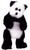 Ty Attic Treasures - Checkers the Black and White Panda Bear