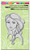 STAMPENDOUS CRR247 Beautiful Braid Cling Stamp, 7.75" by 4.5", Grey