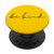 Be Kind In Shore Line Script For Positive Vibes In Yellow PopSockets Grip and Stand for Phones and Tablets