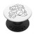 Leo Lion Line Drawing PopSockets PopGrip Swappable Grip for Phones  and  Tablets