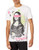 Southpole Mens Short Sleeve T-Shirt White Mona Medium