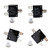 Gazechimp 4Pcs 30Aplus 5A Push Button Circuit Breaker Manual Reset Thermal Overload Switch